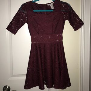 AMERICAN RAG Maroon Dress
